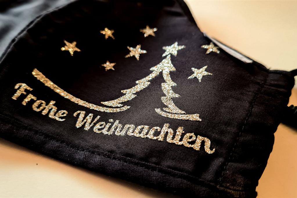 Design Mund-Nasen-Maske Weihnachten